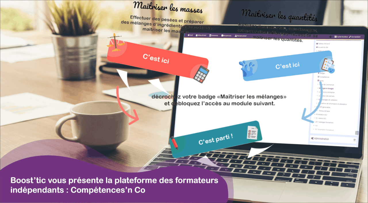 Boost'tic vous présente la plateforme des formateurs indépendants : Compétences'n Co